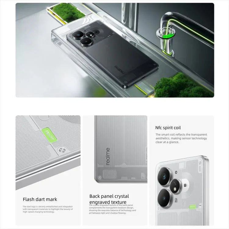 Realme Neo7 Turbo, 12GB+256GB, 6.8 นิ้ว Android 15 / Realme UI 6.0 MediaTek Dimensity 9400e Octa Core, NFC, เครือข่าย: 5G, รองรับ Google Play, 12GB+256GB