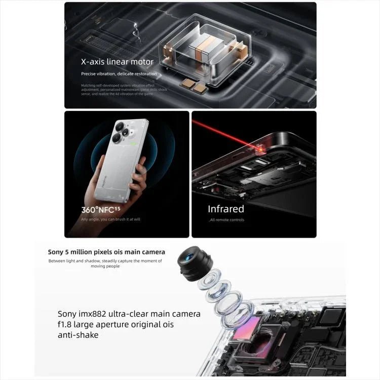 Realme Neo7 Turbo, 12GB+256GB, 6.8 นิ้ว Android 15 / Realme UI 6.0 MediaTek Dimensity 9400e Octa Core, NFC, เครือข่าย: 5G, รองรับ Google Play, 16GB+256GB