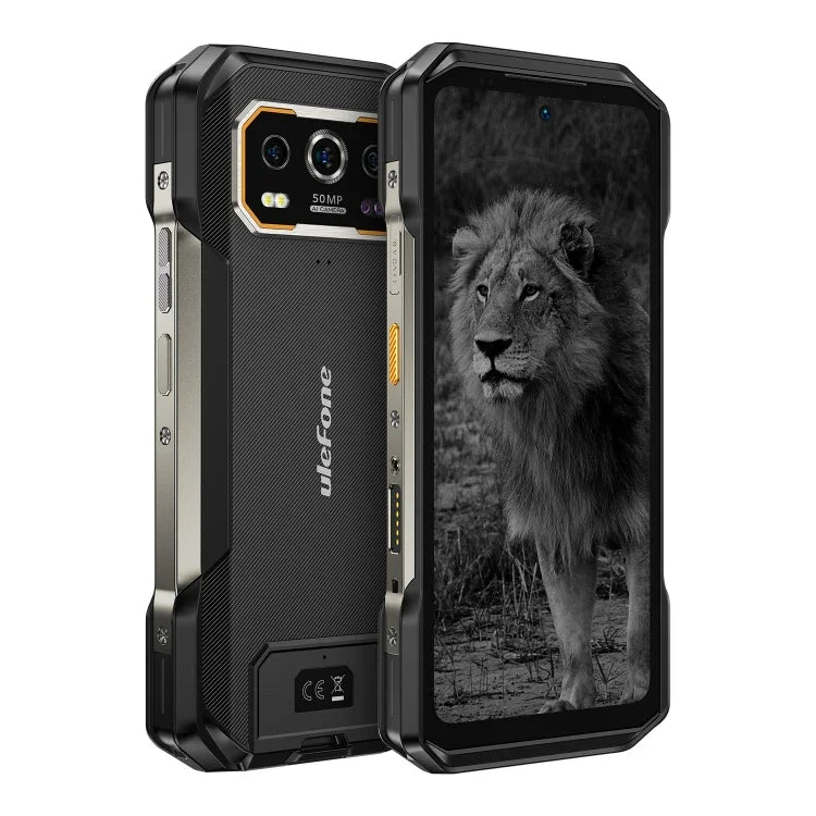 Ulefone Armor 27 Pro โทรศัพท์กันกระแทก, 12GB+256GB, กล้องมองเห็นในที่มืด, แบตเตอรี่ 10600mAh, 6.78 นิ้ว Android 14 MediaTek Dimensity 6300 Octa Core, เครือข่าย: 5G, NFC, Armor 27 Pro
