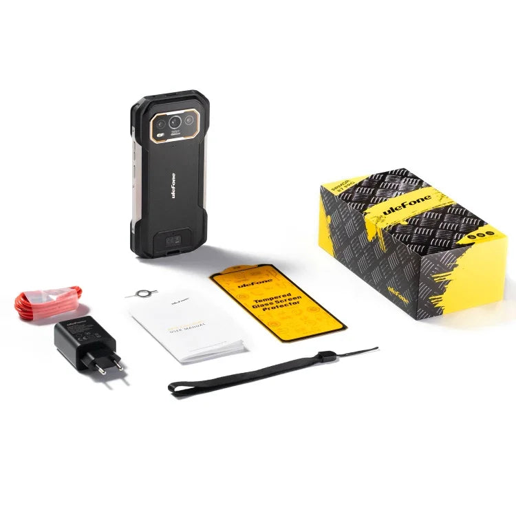 Ulefone Armor 27 Pro โทรศัพท์กันกระแทก, 12GB+256GB, กล้องมองเห็นในที่มืด, แบตเตอรี่ 10600mAh, 6.78 นิ้ว Android 14 MediaTek Dimensity 6300 Octa Core, เครือข่าย: 5G, NFC, Armor 27 Pro