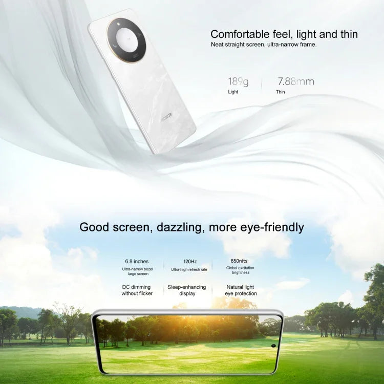 Honor X60, 12GB+512GB, สแกนลายนิ้วมือด้านข้าง, 6.8 นิ้ว MagicOS 8.0 Dimensity 7025-Ultra Octa Core, เครือข่าย: 5G, OTG, ไม่รองรับ Google Play, 12GB+512GB