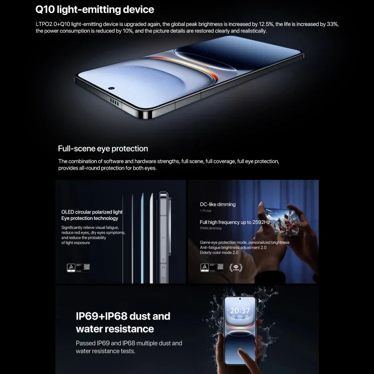 vivo iQOO 13, 16GB+1TB, สแกนใบหน้า / สแกนลายนิ้วมือบนหน้าจอ, 6.82 นิ้ว Android 15 OriginOS 5 Snapdragon 8 Elite Octa Core, OTG, NFC, เครือข่าย: 5G, รองรับ Google Play, 16GB+1TB