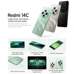 Xiaomi Redmi 14C, 4GB+64GB, 6.67 นิ้ว Xiaomi HyperOS MediaTek Helio G81-Ultra Octa Core, เครือข่าย: 4G, 4GB+64GB