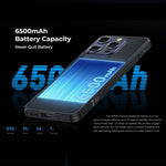 Oukitel WP52 5G โทรศัพท์กันกระแทก, 4GB+256GB, 6.6 นิ้ว Android 14.0 MediaTek Dimensity 6100+ Octa-core 3.0GHz, NFC, OTG, เครือข่าย: 5G, WP52