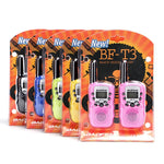 2 ชิ้น BaoFeng BF-T3 1W วิทยุสื่อสารแบบมือถือย่านความถี่เดี่ยวสำหรับเด็ก พร้อมฟังก์ชันมอนิเตอร์ ปลั๊กยุโรป BF-T3 ปลั๊กยุโรป