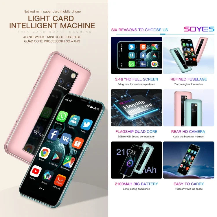 สแกนใบหน้า, โทรศัพท์ Android 9.0 ขนาด 3.46 นิ้ว MTK6739CW Quad Core สูงสุด 1.28GHz, ซิมคู่, บลูทูธ, WiFi, GPS, เครือข่าย: 4G, 3GB+64GB