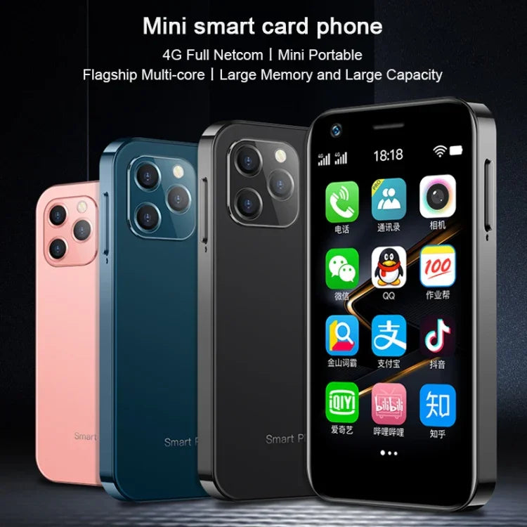 SOYES XS12, 3GB+32GB, 3.0 นิ้ว Android 9.0 MTK6737M Quad Core สูงสุด 1.1GHz, Bluetooth, WiFi, FM, เครือข่าย: 4G, Dual SIM, 3GB+32GB