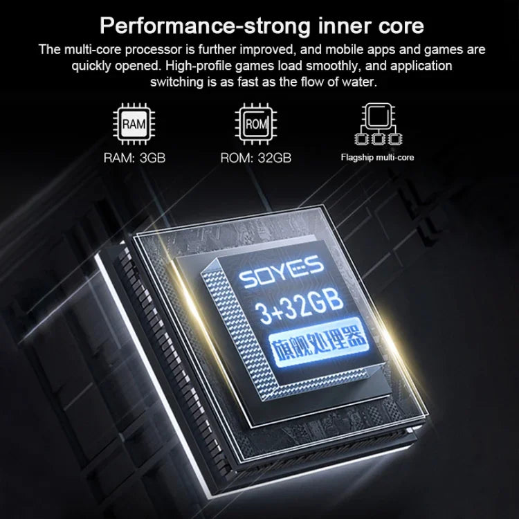 SOYES XS12, 3GB+32GB, 3.0 นิ้ว Android 9.0 MTK6737M Quad Core สูงสุด 1.1GHz, Bluetooth, WiFi, FM, เครือข่าย: 4G, Dual SIM, 3GB+32GB