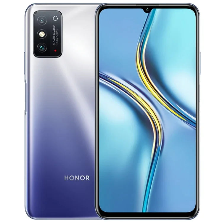 กล้องหลังคู่, สแกนลายนิ้วมือด้านข้าง, แบตเตอรี่ 5000mAh, หน้าจอ 7.09 นิ้ว Magic UI 5.0 (Android R) Dimensity 900 Octa Core สูงสุด 2.4GHz, เครือข่าย: 5G, NFC, ไม่รองรับ Google Play, X30 Max 5G 8GB+128GB