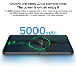 กล้องหลังคู่, สแกนลายนิ้วมือด้านข้าง, แบตเตอรี่ 5000mAh, หน้าจอ 7.09 นิ้ว Magic UI 5.0 (Android R) Dimensity 900 Octa Core สูงสุด 2.4GHz, เครือข่าย: 5G, NFC, ไม่รองรับ Google Play, X30 Max 5G 8GB+128GB