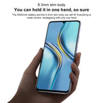 กล้องหลังคู่, สแกนลายนิ้วมือด้านข้าง, แบตเตอรี่ 5000mAh, หน้าจอ 7.09 นิ้ว Magic UI 5.0 (Android R) Dimensity 900 Octa Core สูงสุด 2.4GHz, เครือข่าย: 5G, NFC, ไม่รองรับ Google Play, X30 Max 5G 8GB+128GB