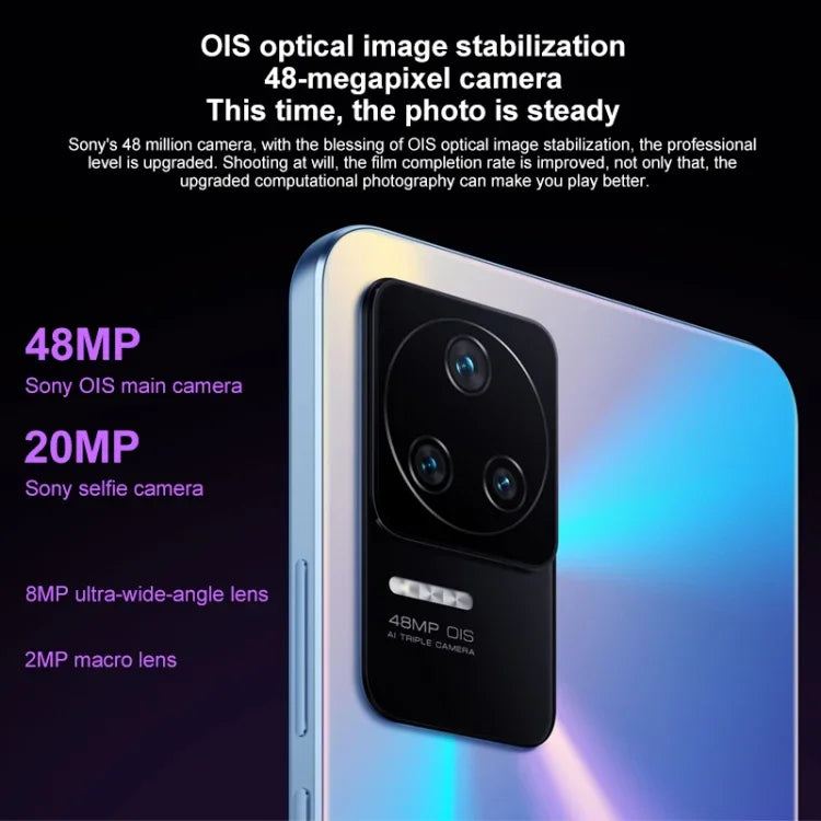 กล้องหลังสามตัว, แบตเตอรี่ 4500mAh, สแกนลายนิ้วมือ, หน้าจอ 6.67 นิ้ว MIUI 13 Qualcomm Snapdragon 870 Octa Core สูงสุด 3.2GHz, เครือข่าย: 5G, ซิมคู่, NFC, IR, 12GB+256GB