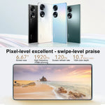 กล้องหลังสามตัว, สแกนลายนิ้วมือบนหน้าจอ, 6.67 นิ้ว Magic UI 6.1 Qualcomm Snapdragon 778G Plus Octa Core สูงสุด 2.5GHz, เครือข่าย: 5G, OTG, NFC, ไม่รองรับ Google Play, Honor 70 5G 12GB+512GB