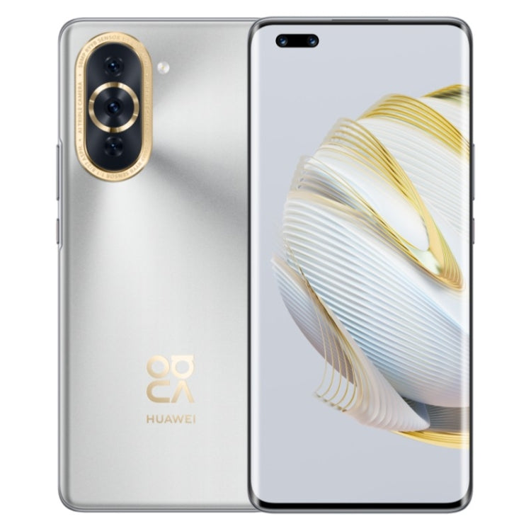 กล้องหลังสามตัว + กล้องหน้าคู่, สแกนลายนิ้วมือบนหน้าจอ, 6.78 นิ้ว HarmonyOS 2 Qualcomm Snapdragon 778G 4G Octa Core สูงสุด 2.42GHz, เครือข่าย: 4G, OTG, NFC, ไม่รองรับ Google Play, nova 10 Pro 4G 256GB