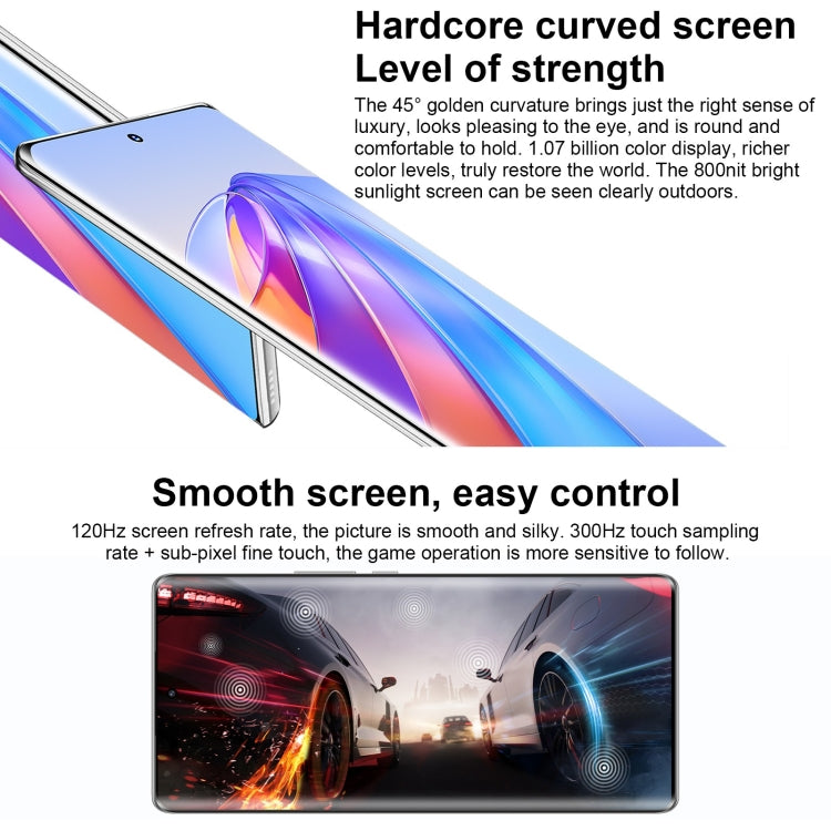 กล้องหลังคู่, สแกนลายนิ้วมือบนหน้าจอ, แบตเตอรี่ 5100mAh, 6.67 นิ้ว Magic UI 6.1 / Android 12 Snapdragon 695 Octa Core สูงสุด 2.2GHz, เครือข่าย: 5G, OTG, ไม่รองรับ Google Play, 8GB+128GB
