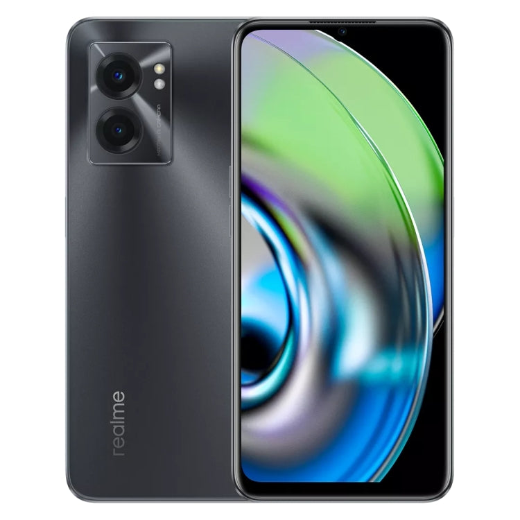 กล้องหลังคู่, สแกนลายนิ้วมือด้านข้าง, แบตเตอรี่ 5000mAh, 6.58 นิ้ว Realme UI 3.0 / Android 12 MediaTek Dimensity 810 Octa Core สูงสุด 2.4GHz, เครือข่าย: 5G, รองรับ Google Play, 12GB+256GB