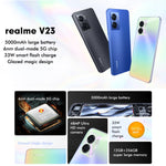 กล้องหลังคู่, สแกนลายนิ้วมือด้านข้าง, แบตเตอรี่ 5000mAh, 6.58 นิ้ว Realme UI 3.0 / Android 12 MediaTek Dimensity 810 Octa Core สูงสุด 2.4GHz, เครือข่าย: 5G, รองรับ Google Play, 12GB+256GB