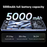 กล้องหลังคู่, สแกนลายนิ้วมือด้านข้าง, แบตเตอรี่ 5000mAh, 6.58 นิ้ว Realme UI 3.0 / Android 12 MediaTek Dimensity 810 Octa Core สูงสุด 2.4GHz, เครือข่าย: 5G, รองรับ Google Play, 12GB+256GB