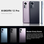 กล้องหลังสามตัว, สแกนใบหน้าและสแกนลายนิ้วมือบนหน้าจอ, แบตเตอรี่ 4600mAh, หน้าจอ 6.73 นิ้ว MIUI 13 / Android 12 Snapdragon 8 Gen 1 Octa Core ความเร็วสูงสุด 3.0GHz, เครือข่าย: 5G, NFC, Xiaomi 12 Pro เวอร์ชันยุโรปทั่วโลก