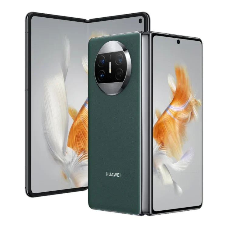 กล้องสามตัว, สแกนใบหน้าและสแกนลายนิ้วมือด้านข้าง, แบตเตอรี่ 5060mAh, หน้าจอ 7.85 นิ้ว + 6.4 นิ้ว, HarmonyOS 3.1 Snapdragon 8+ 4G Octa Core ความเร็วสูงสุด 3.2GHz, เครือข่าย: 4G, OTG, NFC, ไม่รองรับ Google Play, 1TB