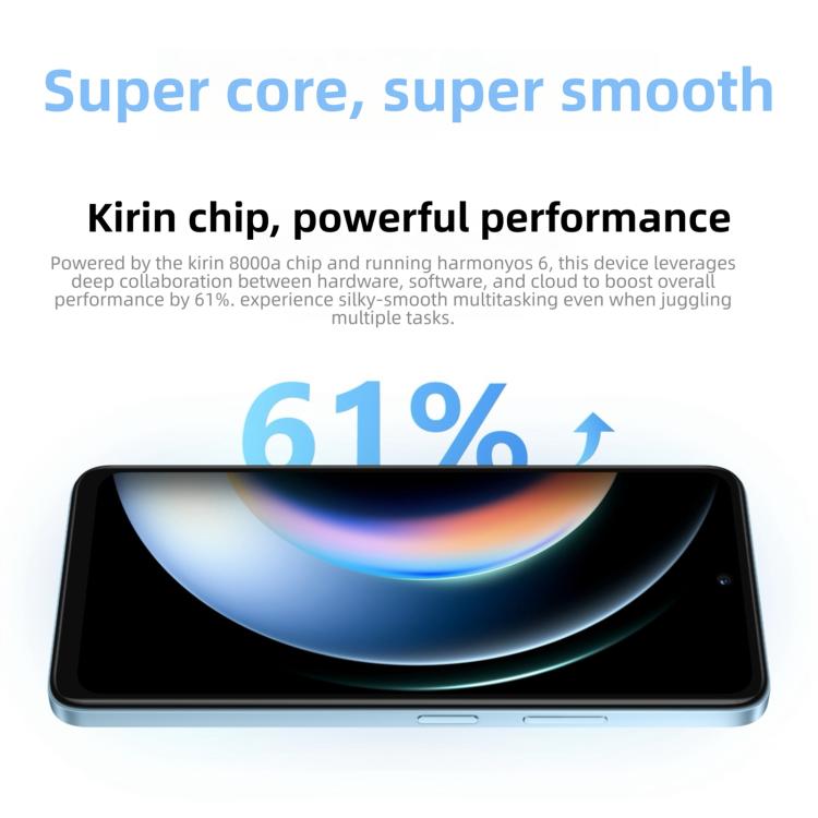 HUAWEI Enjoy 90, 8GB+128GB, สแกนลายนิ้วมือด้านข้าง, 6.67 นิ้ว HarmonyOS 6.0 Kirin 8000A, OTG, ไม่รองรับ Google Play, 8GB+128GB