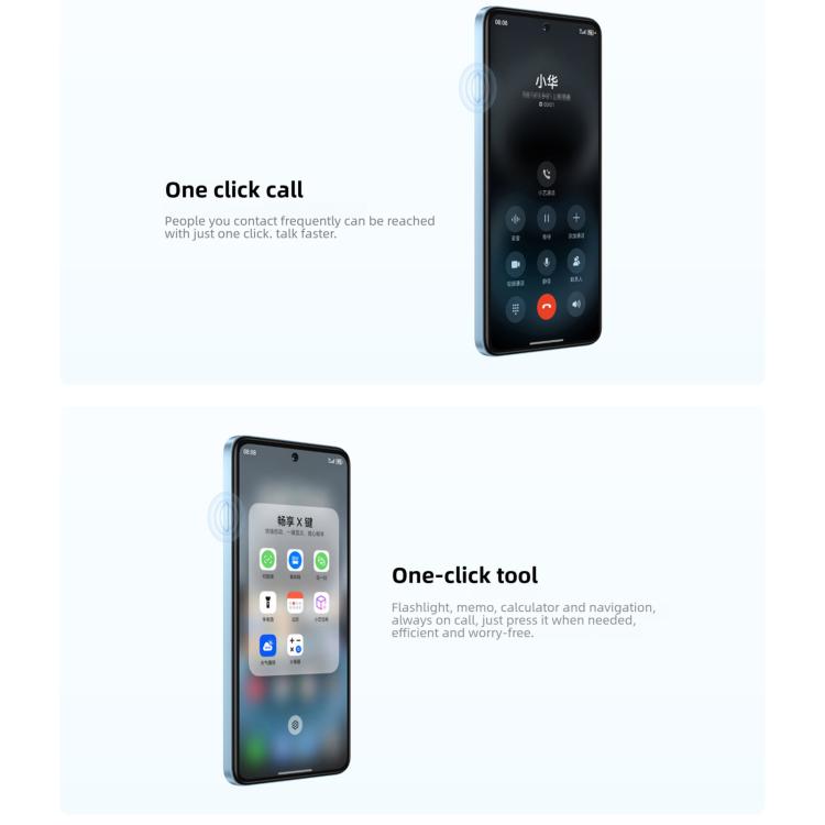 HUAWEI Enjoy 90 Plus, 8GB+128GB, สแกนลายนิ้วมือด้านข้าง, 6.67 นิ้ว HarmonyOS 6.0 Kirin 8000, OTG, ไม่รองรับ Google Play, 8GB+128GB