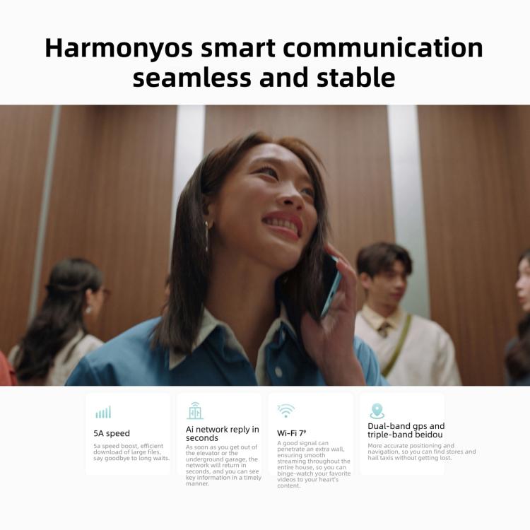 HUAWEI Enjoy 90 Pro Max, 8GB+256GB, สแกนลายนิ้วมือด้านข้าง, หน้าจอ 6.84 นิ้ว HarmonyOS 6.0 Kirin 8000, OTG, ไม่รองรับ Google Play, 8GB+256GB