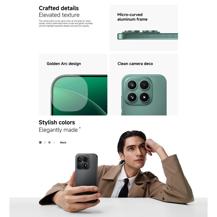 Xiaomi 17 Global, 12GB+256GB, สแกนลายนิ้วมืออัลตราโซนิก, 6.3 นิ้ว Xiaomi HyperOS 3 Snapdragon 8 Elite Gen 5 Octa Core, NFC, เครือข่าย: 5G, 12GB+256GB