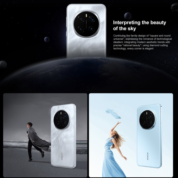 Honor Magic7 Pro, 16GB+512GB, สแกนนิ้วบนหน้าจอ, หน้าจอ 6.8 นิ้ว MagicOS 9.0 / Android 15 Snapdragon 8 Elite 3nm Octa Core, เครือข่าย: 5G, NFC, OTG, ไม่รองรับ Google Play, 16GB+512GB
