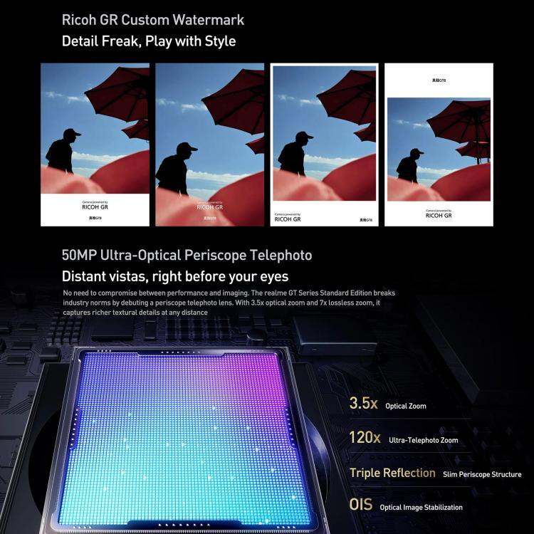 Realme GT8, 16GB+256GB, 6.79 นิ้ว Realme UI 7.0 Android 16 Snapdragon 8 Elite Octa Core, NFC, OTG, เครือข่าย: 5G, 16GB+256GB, Realme GT8, 16GB+256GB