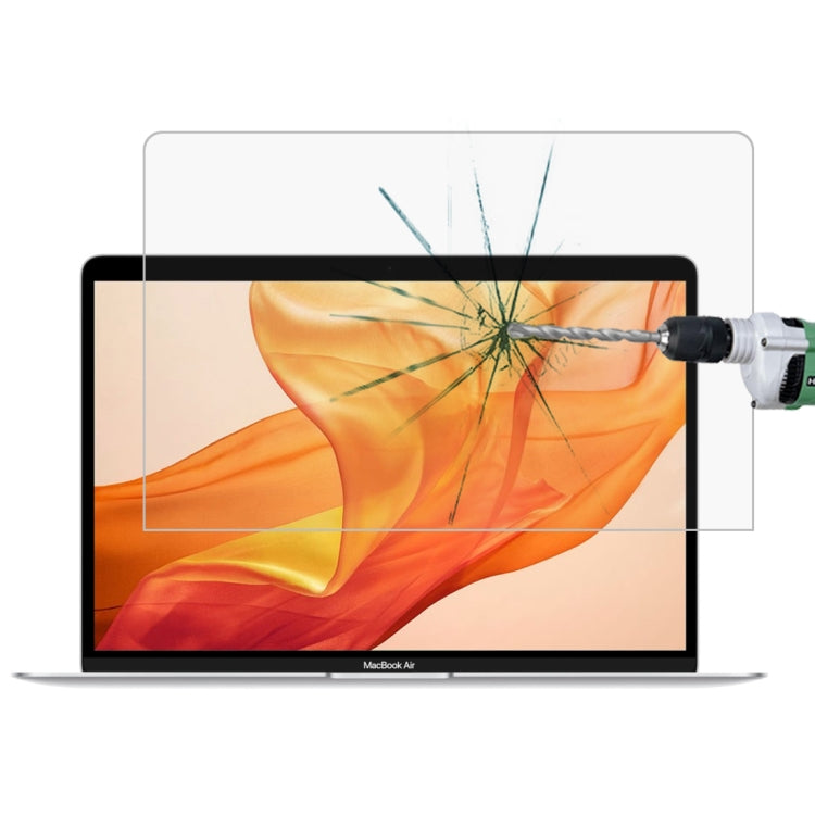 ฟิล์มกระจกนิรภัยแข็งแรง 9H หนา 0.26 มม. ป้องกันการระเบิด สำหรับ MacBook Air 13.3 (2018)