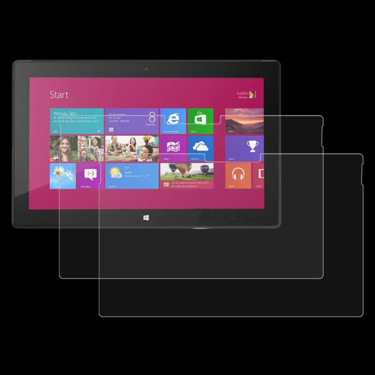 ฟิล์มหน้าจอเนื้อกระดาษมืออาชีพ 3H สำหรับร่างภาพดินสอ Microsoft Surface Pro 4 / 5 / 6 / 7 2 ชิ้น
