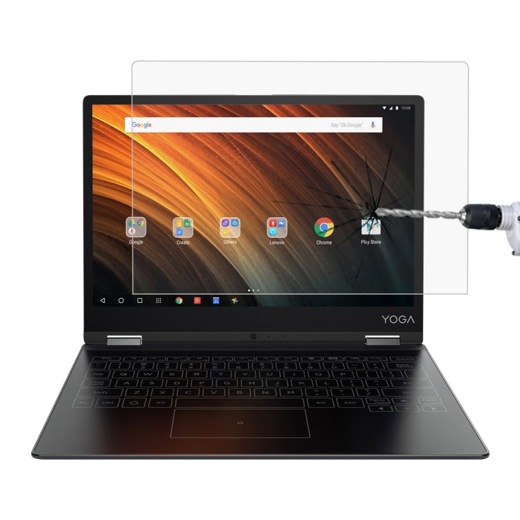 ฟิล์มกระจกนิรภัยเต็มจอความแข็งผิว 9H 0.4mm สำหรับ Lenovo YOGA A12, Yoga A12