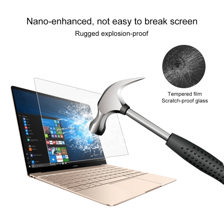 ฟิล์มกระจกนิรภัยเต็มจอความแข็งผิว 9H 0.4mm สำหรับ Huawei MateBook X 13.3 นิ้ว, MateBook X 13.3 นิ้ว