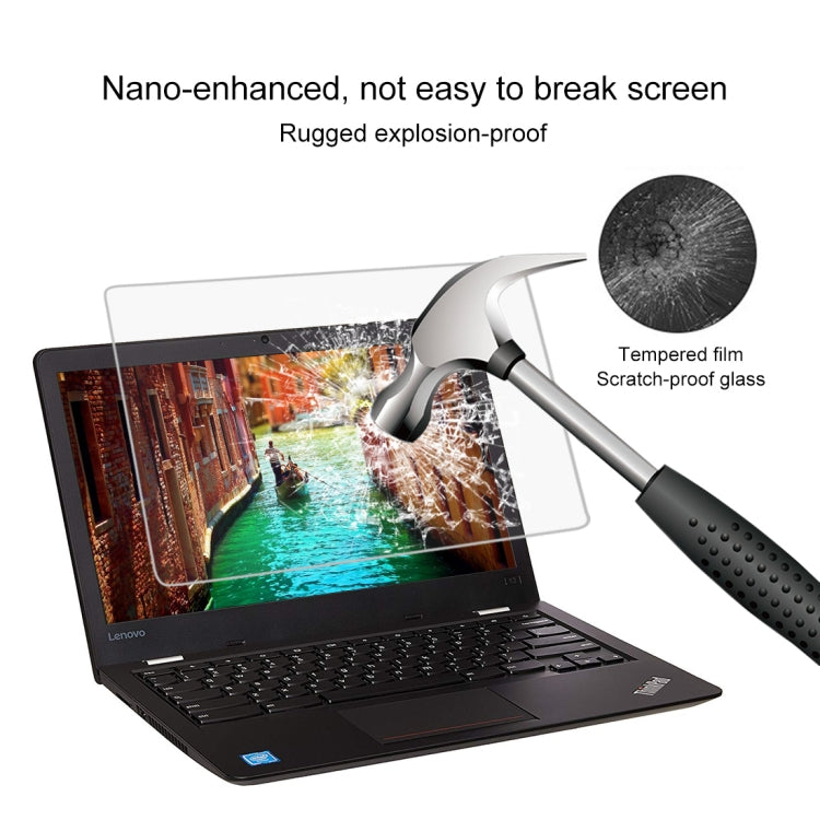 ฟิล์มกระจกนิรภัยเต็มจอความแข็งผิว 9H 0.4mm สำหรับ Lenovo ThinkPad 13 Chromebook 13.3 นิ้ว, Lenovo 13 Chromebook