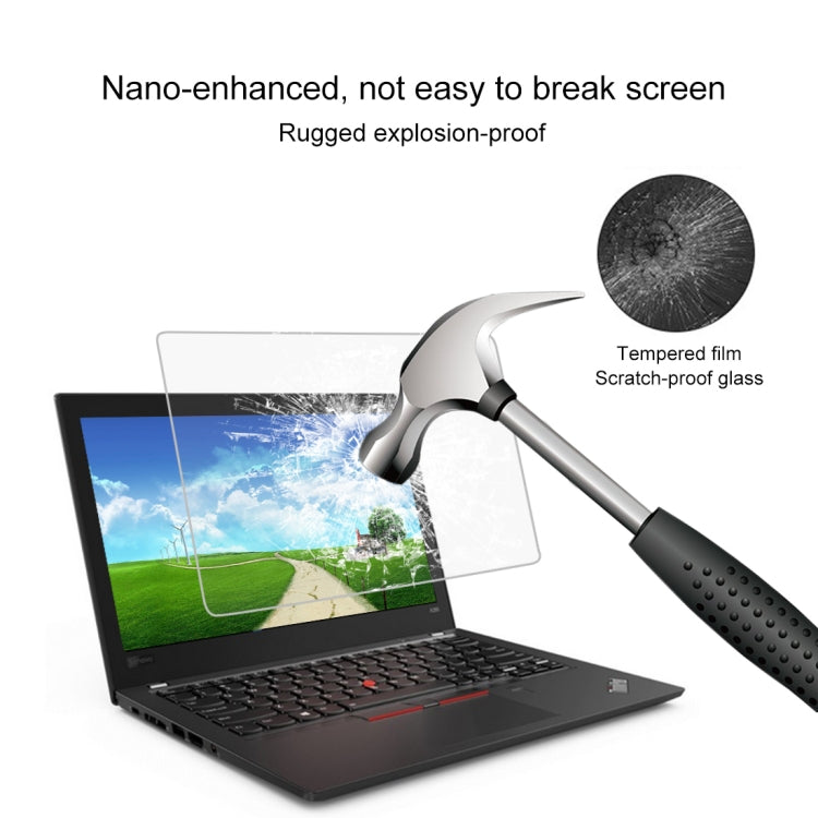 ฟิล์มกระจกนิรภัยเต็มจอความแข็งผิว 9H 0.4mm สำหรับ Lenovo ThinkPad A285 12.5 นิ้ว, Lenovo A285