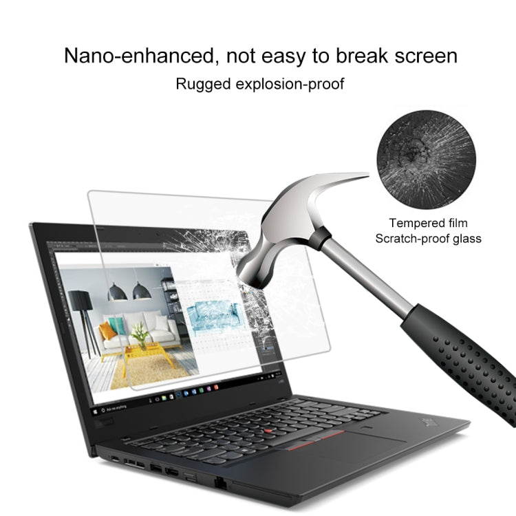ฟิล์มกระจกนิรภัยเต็มจอความแข็งผิว 9H 0.4mm สำหรับ Lenovo ThinkPad L480 14 นิ้ว, Lenovo L480