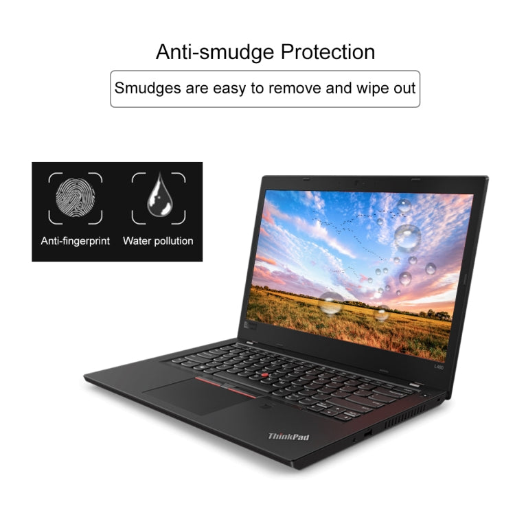 ฟิล์มกระจกนิรภัยเต็มจอความแข็งผิว 9H 0.4mm สำหรับ Lenovo ThinkPad L480 14 นิ้ว, Lenovo L480