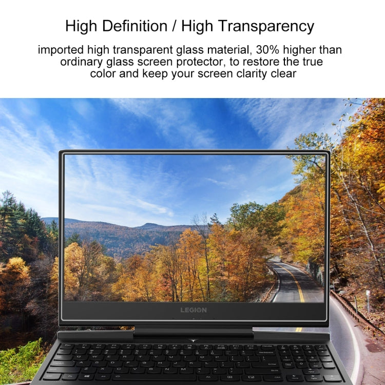 ฟิล์มกระจกนิรภัยเต็มจอความแข็งผิว 9H สำหรับ Lenovo Y7000P 15.6 นิ้ว, Lenovo Y7000P