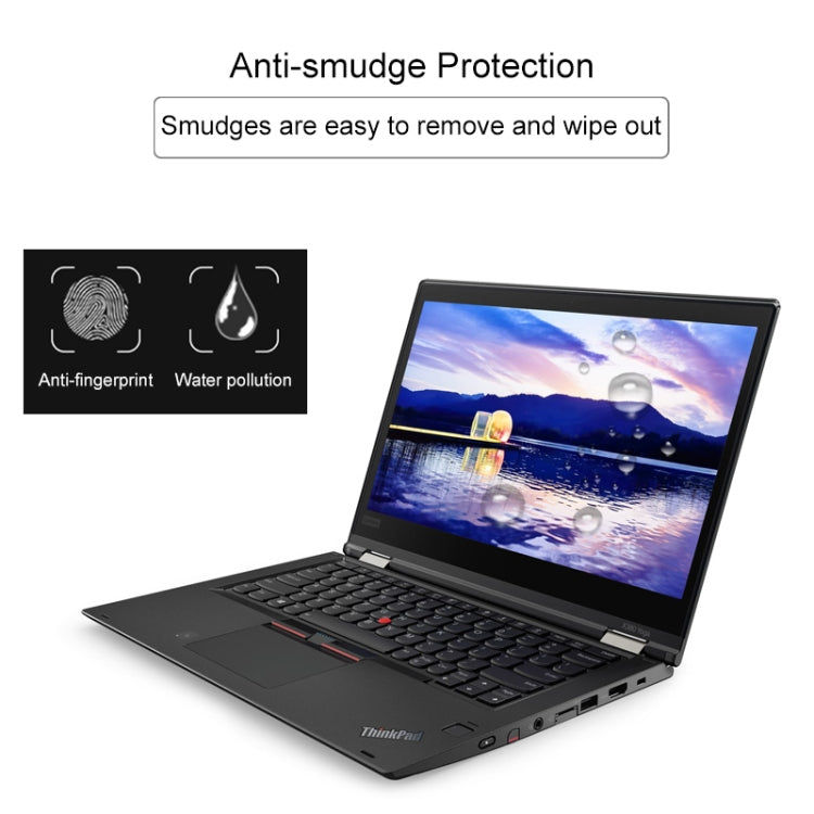 ฟิล์มกระจกนิรภัยเต็มจอความแข็งผิว 9H 0.4mm สำหรับ Lenovo ThinkPad X380 Yoga 13.3 นิ้ว, X380 Yoga