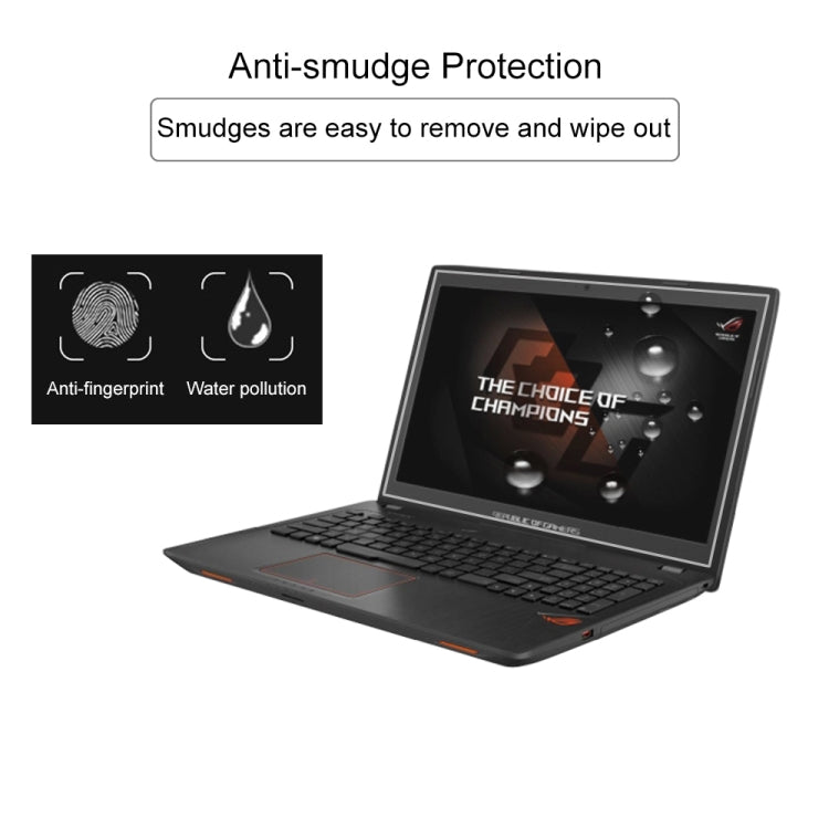 ฟิล์มกระจกนิรภัยป้องกันหน้าจอ HD สำหรับ ASUS ROG GL553VD 15.6 นิ้ว, สำหรับ ASUS ROG GL553VD 15.6 นิ้ว