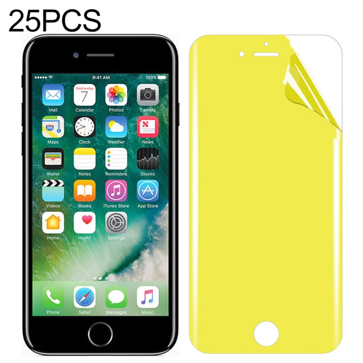 25 ชิ้น สำหรับ iPhone SE 2020 / 8 / 7 ฟิล์มกันรอยหน้าจอแบบนุ่ม TPU ครอบคลุมเต็มหน้าจอ สำหรับ iPhone 7 / 8 (25 ชิ้น)