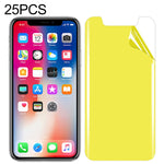25 ชิ้น สำหรับ iPhone X / XS ฟิล์มกันรอยหน้าจอแบบนุ่ม TPU ครอบคลุมเต็มหน้าจอ สำหรับ iPhone X / XS (25 ชิ้น)