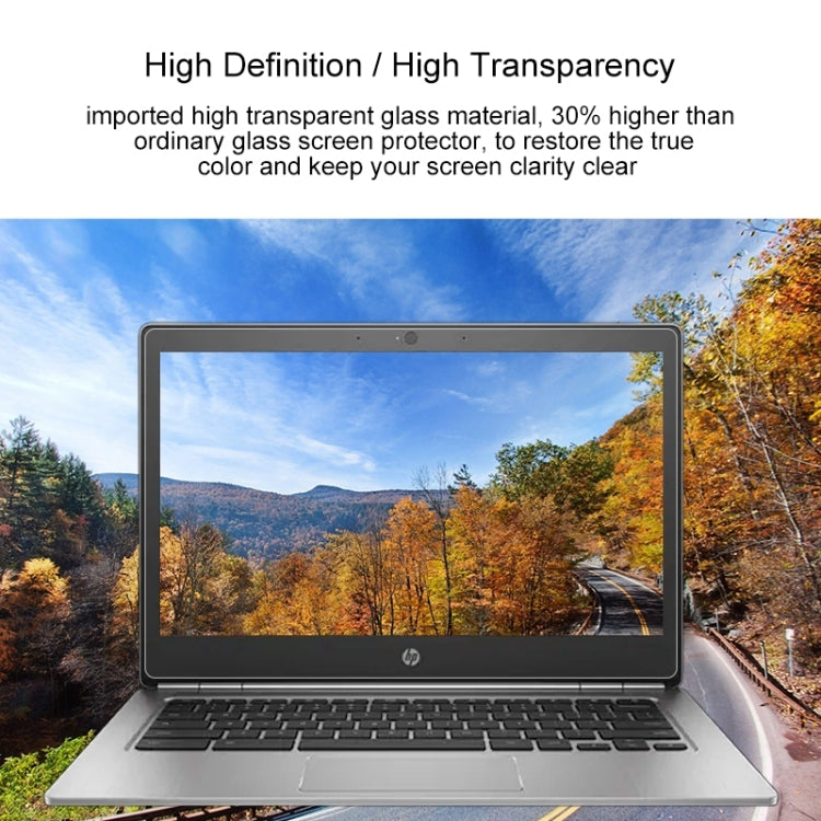 ฟิล์มกระจกนิรภัยป้องกันหน้าจอ HD สำหรับ HP Chromebook 13 G1 (ENERGY STAR) 13.3 นิ้ว, สำหรับ HP Chromebook 13 G1 (ENERGY STAR) 13.3 นิ้ว