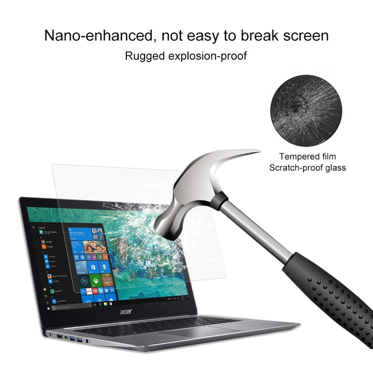 ฟิล์มกระจกนิรภัยป้องกันหน้าจอ HD สำหรับแล็ปท็อป Acer Swift 3 รุ่น SF314-52G-842K ขนาด 14 นิ้ว, สำหรับแล็ปท็อป Acer Swift 3 รุ่น SF314-52G-842K ขนาด 14 นิ้ว