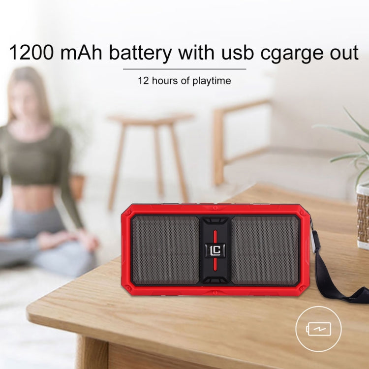ลำโพงบลูทูธไร้สายแบบพกพา G36 DC 5V พร้อมฟังก์ชันโทรแบบแฮนด์ฟรี รองรับ USB, การ์ด TF, AUX 3.5 มม. และ FM, รุ่น G36