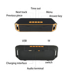รองรับโทรแบบแฮนด์ฟรี การ์ด TF U-disk เสียง AUX และฟังก์ชัน FM