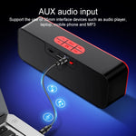 รองรับโทรแบบแฮนด์ฟรี การ์ด TF U-disk เสียง AUX และฟังก์ชัน FM, SC211
