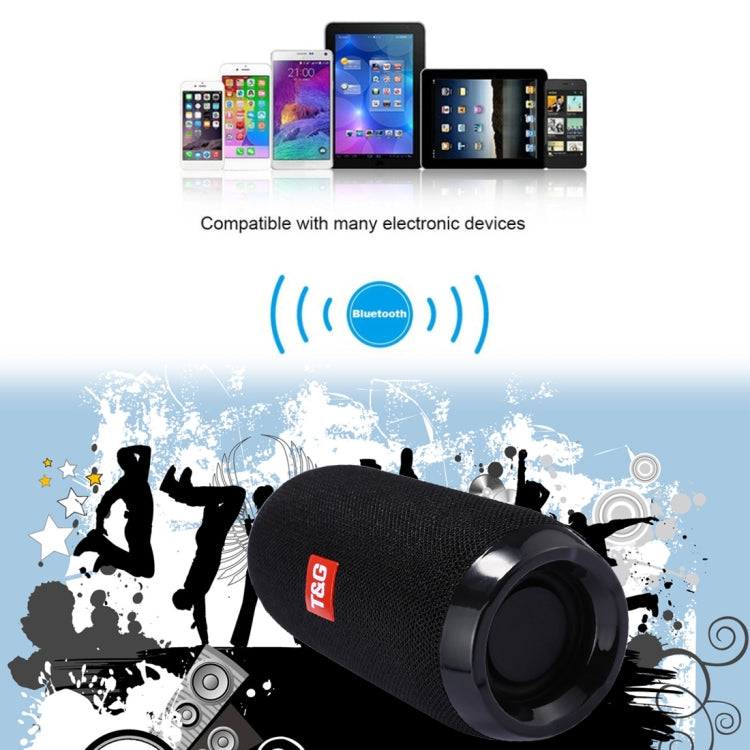 พร้อมไมโครโฟนในตัว รองรับการโทรแบบแฮนด์ฟรี & การ์ด TF & AUX IN & FM, ระยะบลูทูธ: 10 เมตร, TG117, TG1127