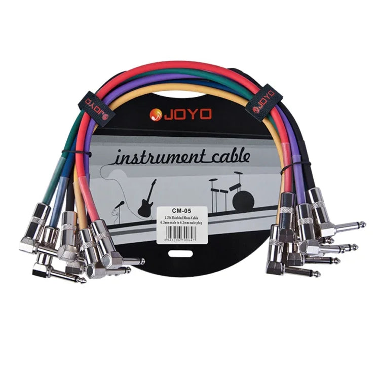 สายเอฟเฟกต์บล็อกเดี่ยว JOYO CM-05 ยาว 35 ซม., CM-05 35 ซม.